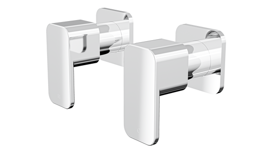 Zia Wall Top Assemblies - Chrome