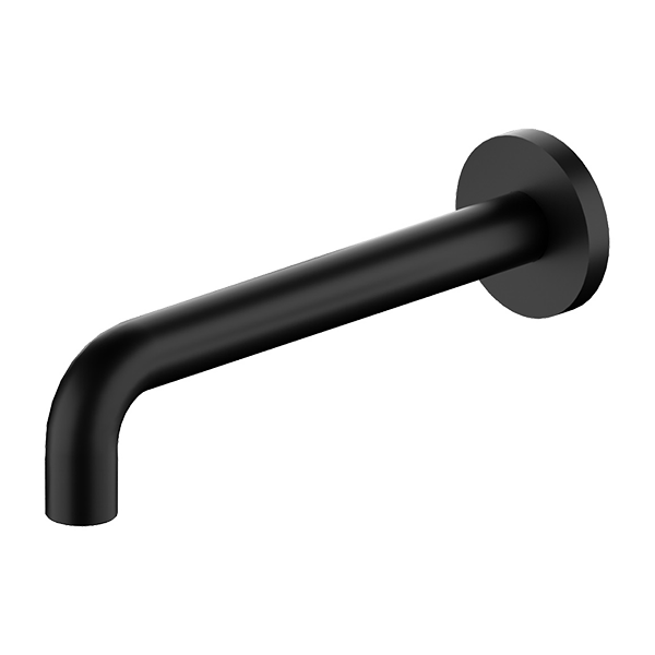 Nero X Plus Wall Basin Set Spout Only 215mm Matte Black