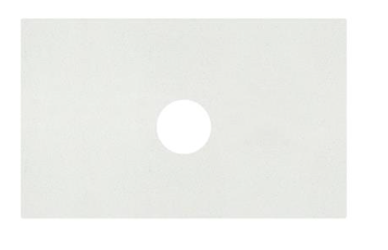 Atec Stone Top - Blanc White - Center Waste