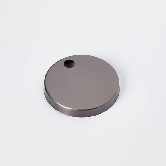 60mm Round Hinge cover of Toilet Seat Cover - Gun Metal