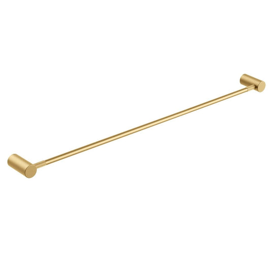 CADDENCE Brushed Brass Single Towel Rail - 800mm