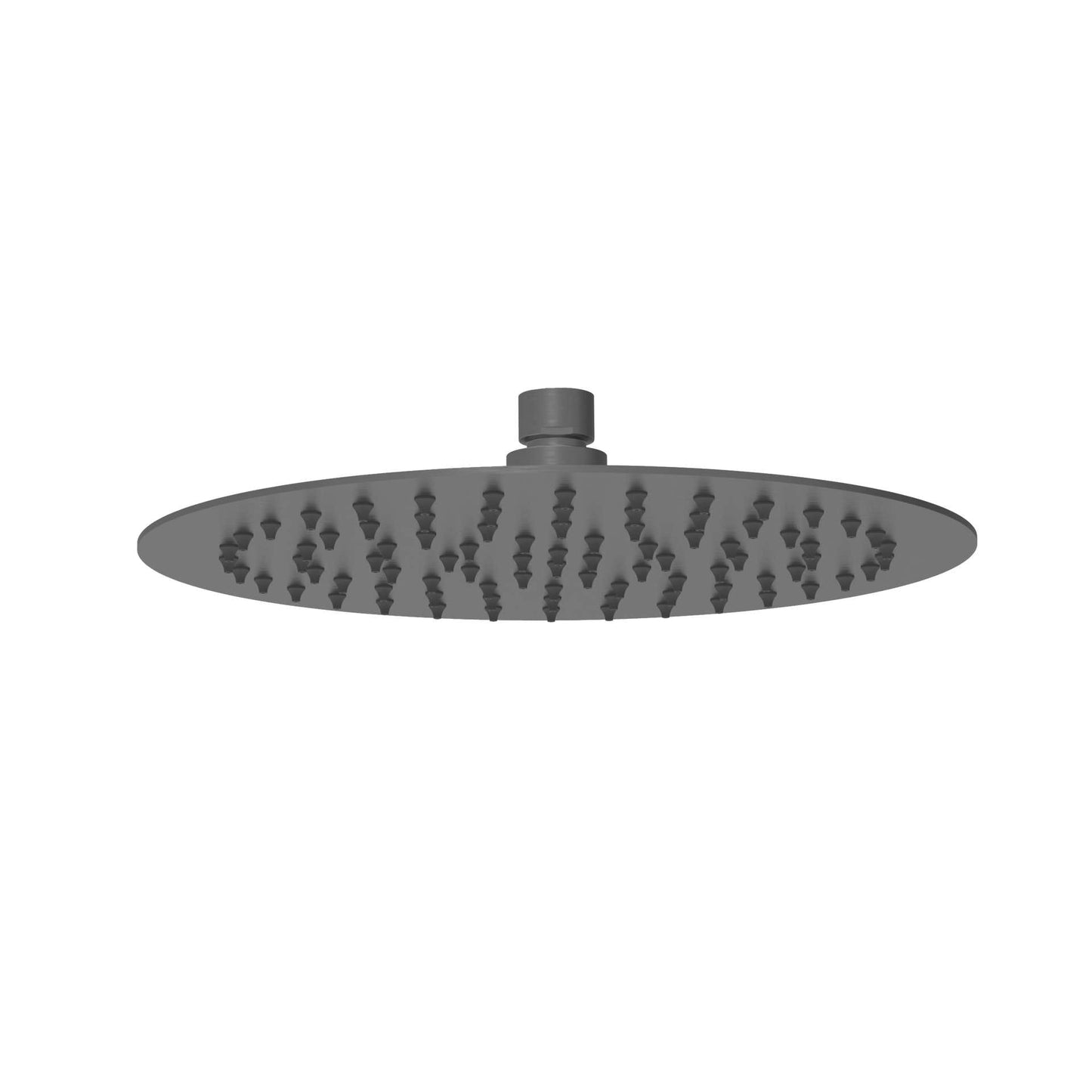 Dove 250mm Round Stainless Steel Shower Head - Gun Metal