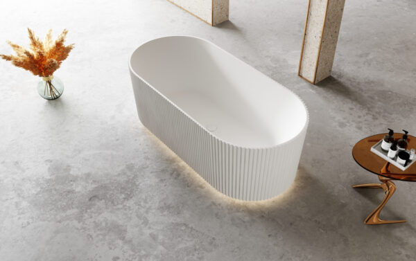 1500mm Oslo Luxury Gloss white Bathtub - Gloss white