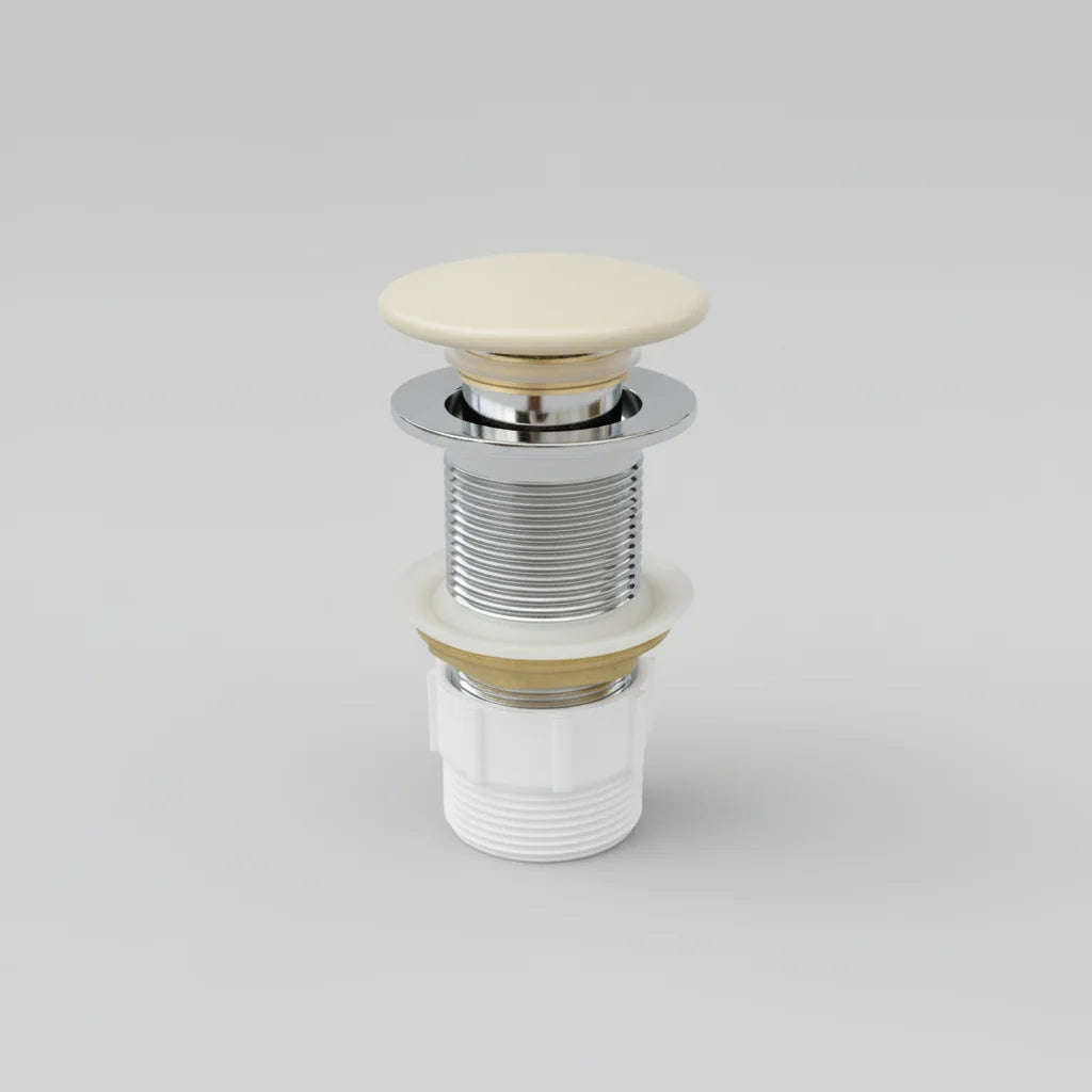 Peach Fuzz Pop-up waste 32 mm Non-over Flow with Matte Ceramic Cap
