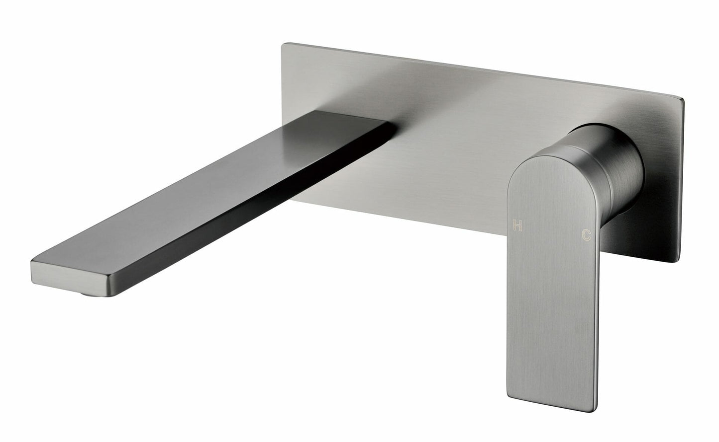 Ruki Wall Basin Mixer - Gunmetal