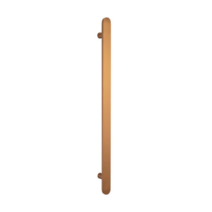 Radiant VERTICAL FLAT BAR TOWEL RAIL 50 X 930MM BRUSHED BRONZE