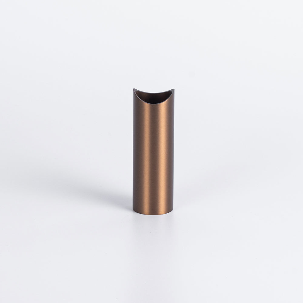 Radiant Brushed Bronze round tube leg 70mm