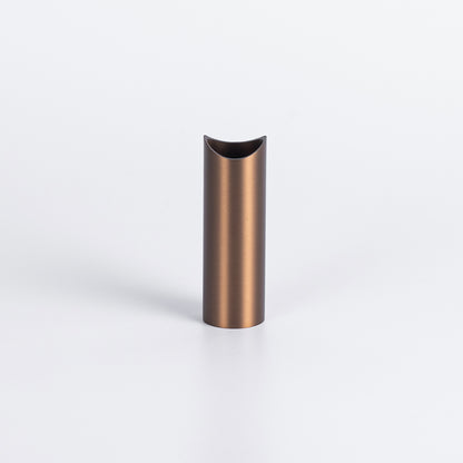 Radiant Brushed Bronze round tube leg 70mm