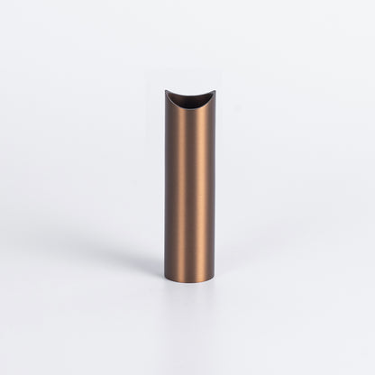 Radiant Brushed Bronze round tube leg 90mm