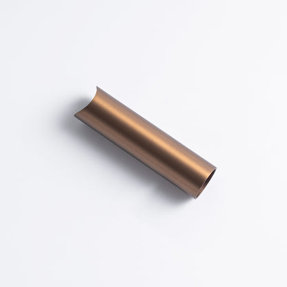 Radiant Brushed Bronze round tube leg 90mm