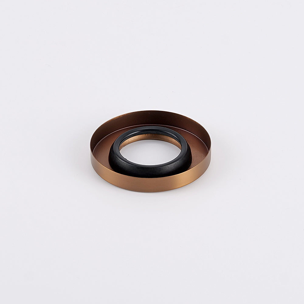 Radiant Brushed BronzeVertical towel rail (round & flat) Cover Plate