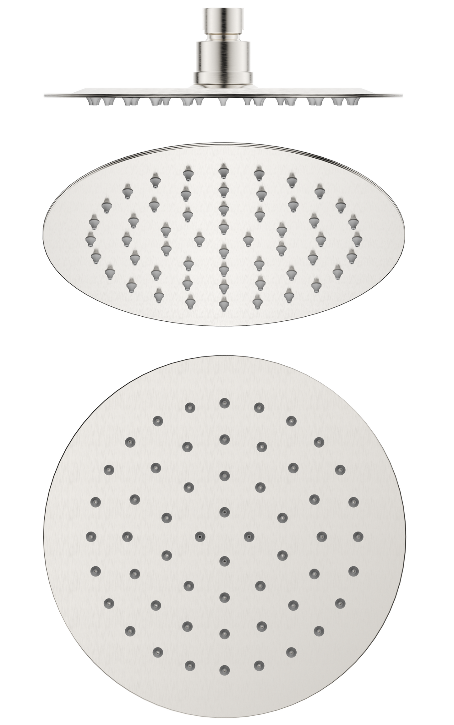 Mica Shower Head - 250mm - Brushed Nickel