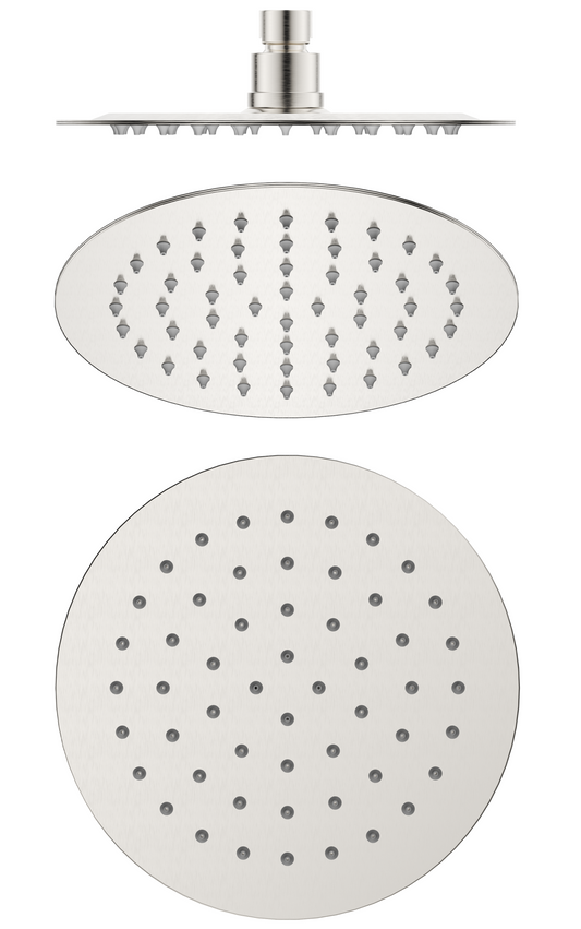 Mica Shower Head - 250mm - Brushed Nickel