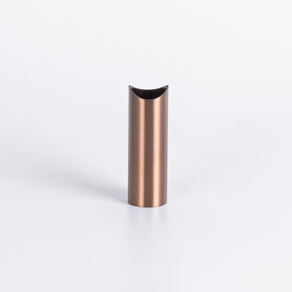 Radiant Brushed Copper round tube leg 70mm