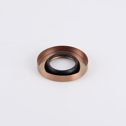 Radiant Brushed Copper Nickel Vertical towel rail (round & flat) Cover Plate