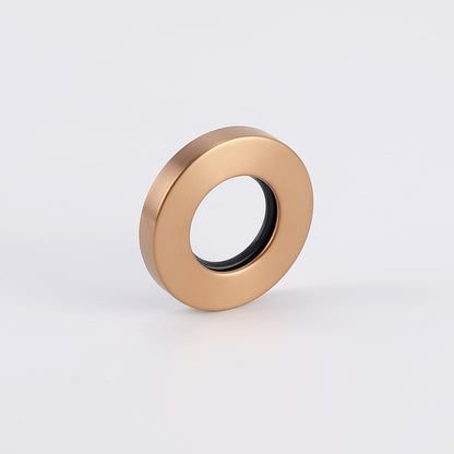 Radiant Brushed Copper Nickel Vertical towel rail (round & flat) Cover Plate