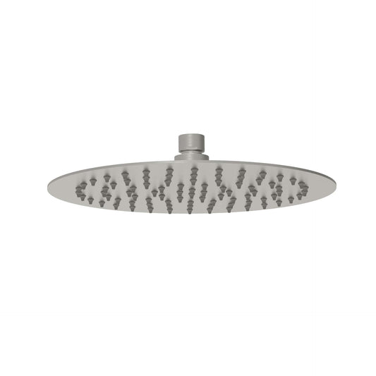Dove 250mm Round Stainless Steel Shower Head - Brushed Nickel