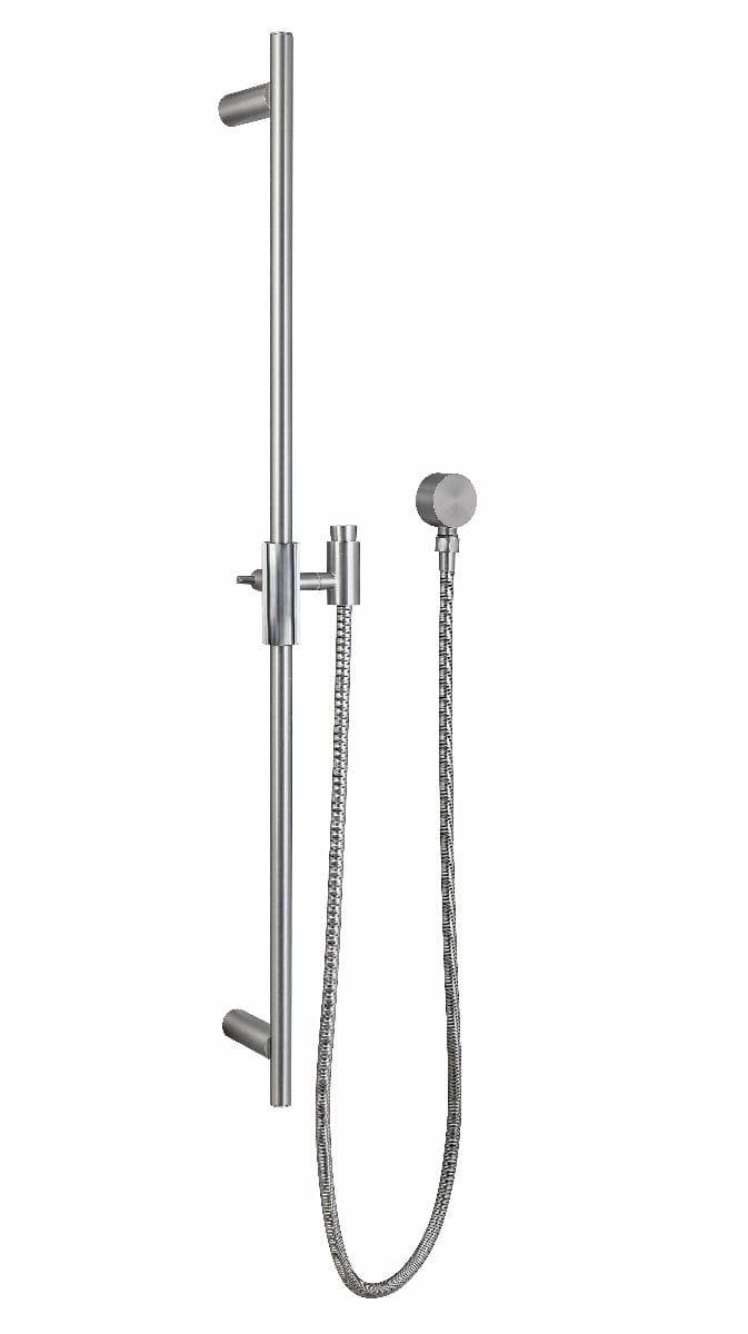 CADDENCE Brushed Nickel Shower Rail without Handheld Shower
