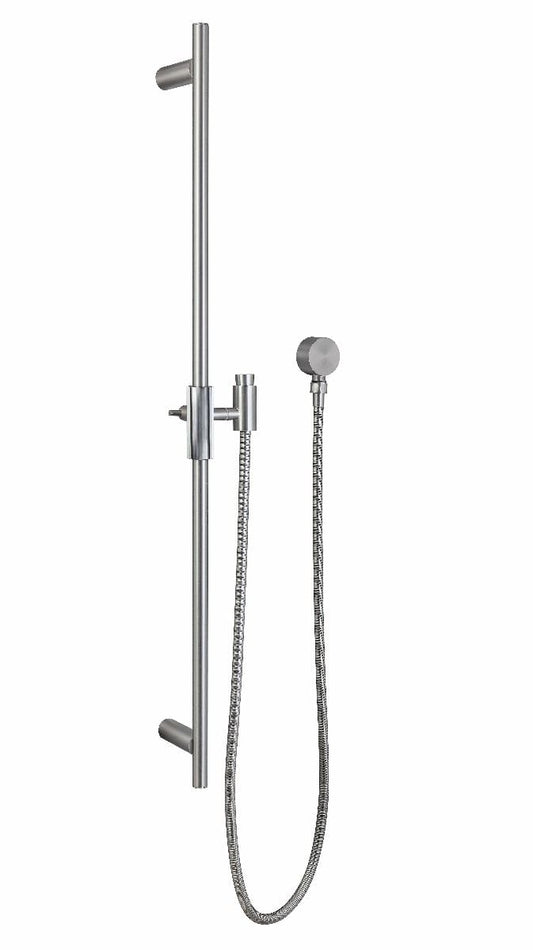 CADDENCE Brushed Nickel Shower Rail without Handheld Shower