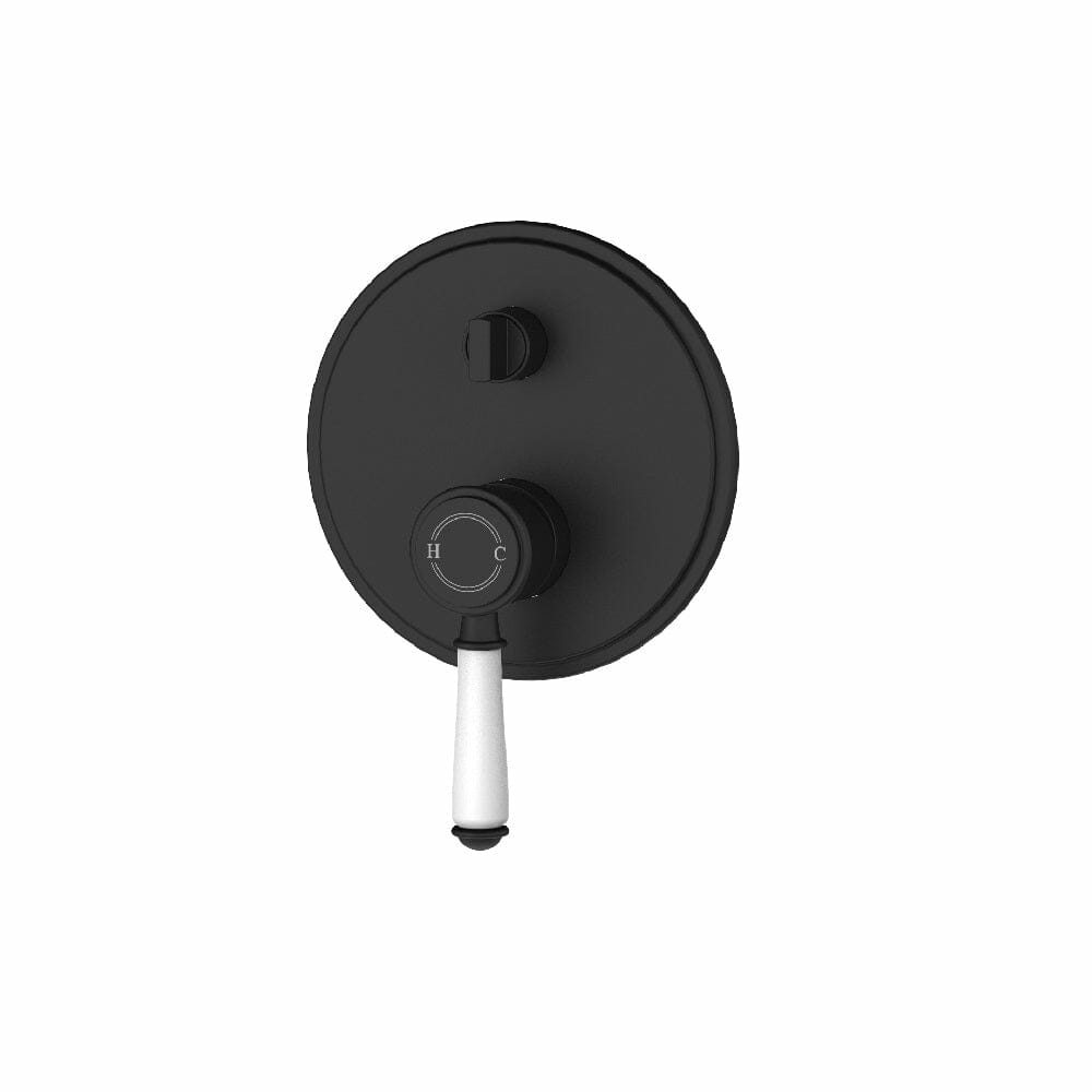 Clasico  Wall Diverter Mixer Trim Kits Ceramic handle in Mat