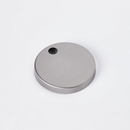 60mm Round Hinge cover of Toilet Seat Cover - Brushed Nickel