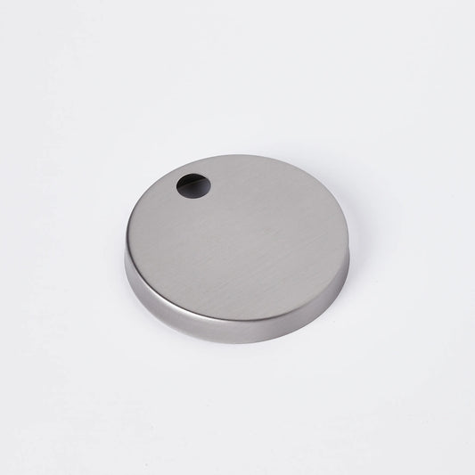 60mm Round Hinge cover of Toilet Seat Cover - Brushed Nickel