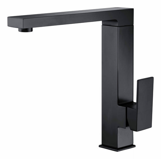 Rosa High Rise Square Sink Mixer - Matt Black