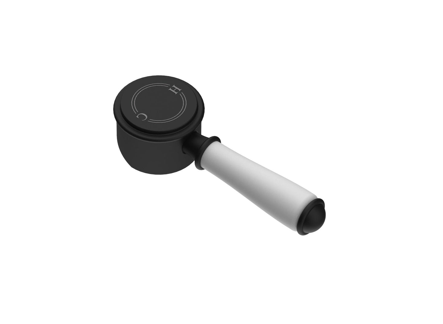 Clasico Ceramic Handle  - Matt Black