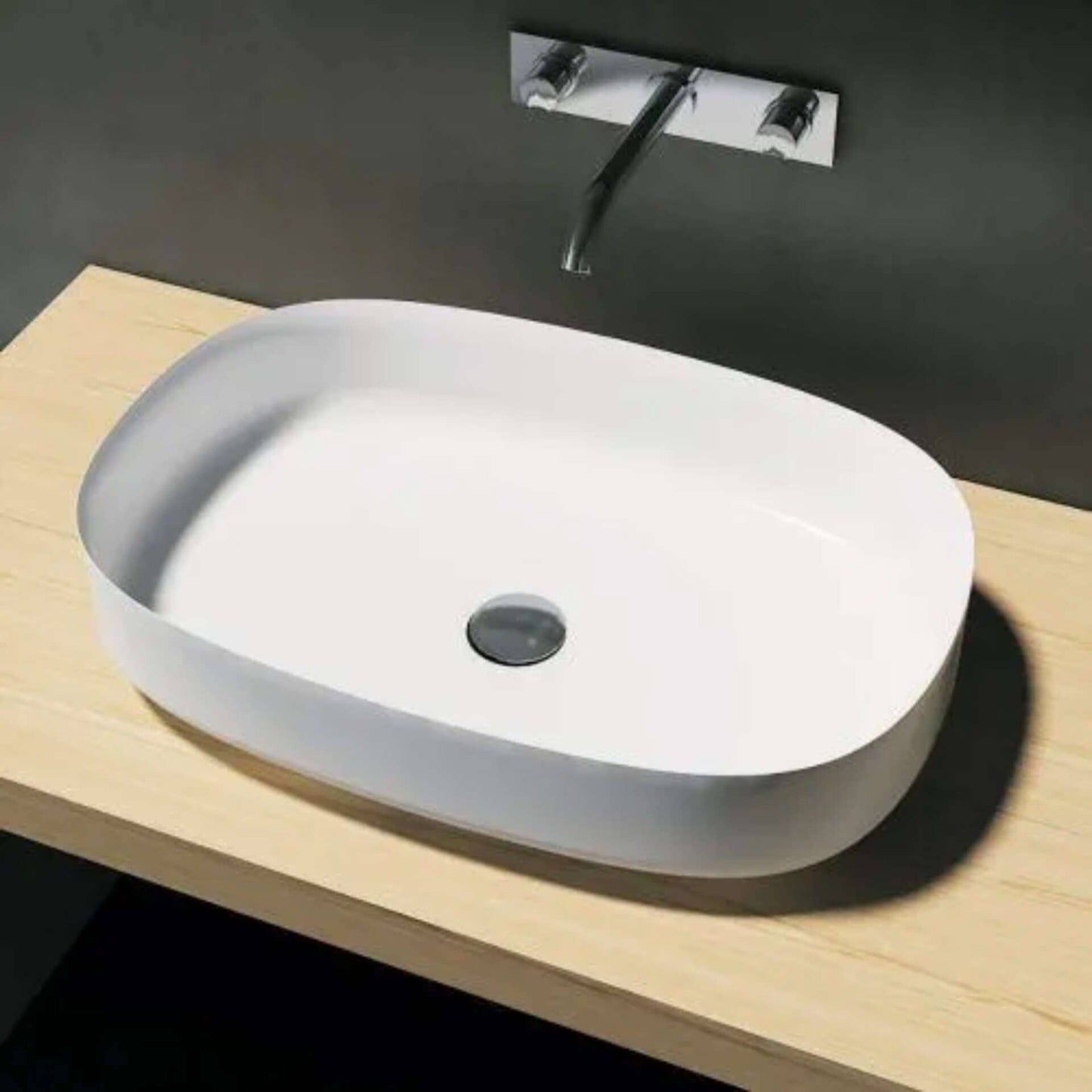 600mm Pietra Bianca - Bianca Above Counter Basins