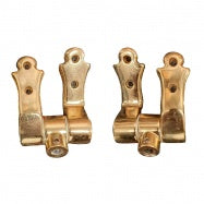 Birmingham Soft Close Seat Hinges in Gold