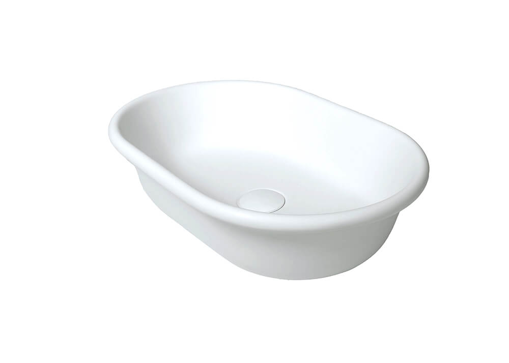 Blanche 53x36 TitanCast Basin - Gloss White
