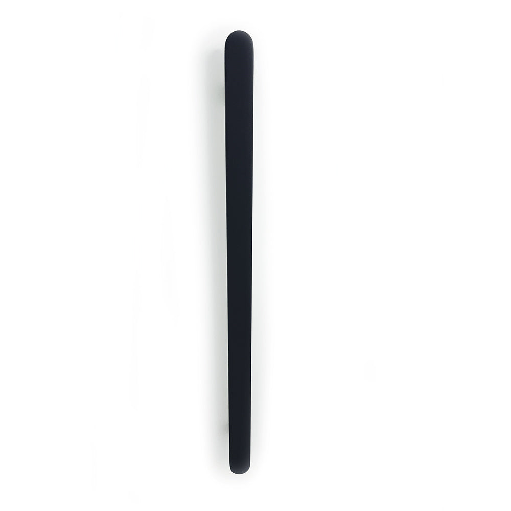 Radiant Matt Black Flat Profile Vertical 930mm NON-HEATED Single Bar Towel Rai
