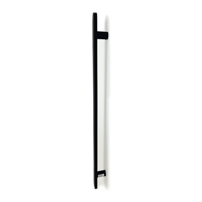 Radiant Matt Black Flat Profile Vertical 930mm NON-HEATED Single Bar Towel Rai