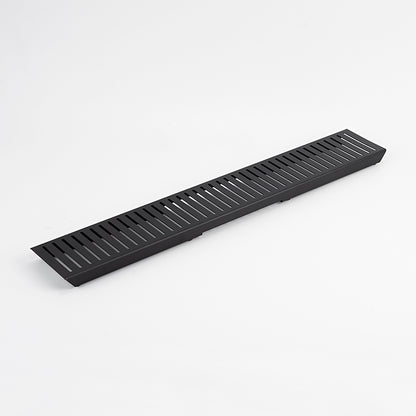 Radiant Slotted Linear Shower Grate - 900 mm length LID ONLY - Matt Black
