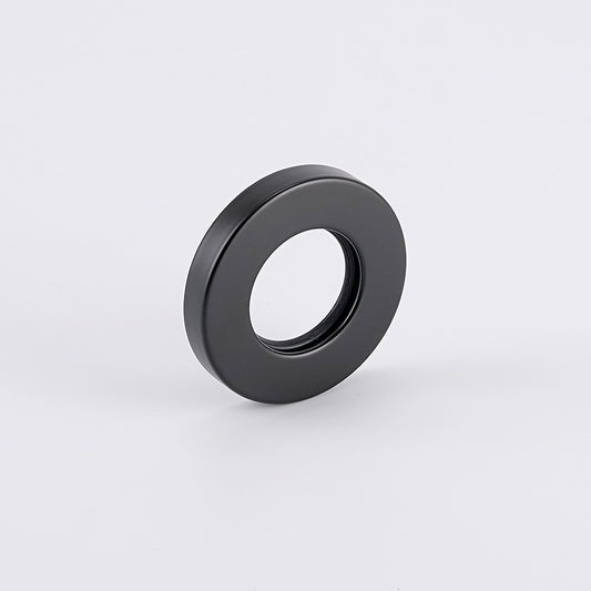 Radiant Matt Black Vertical towel rail (round & flat) Cover Plate