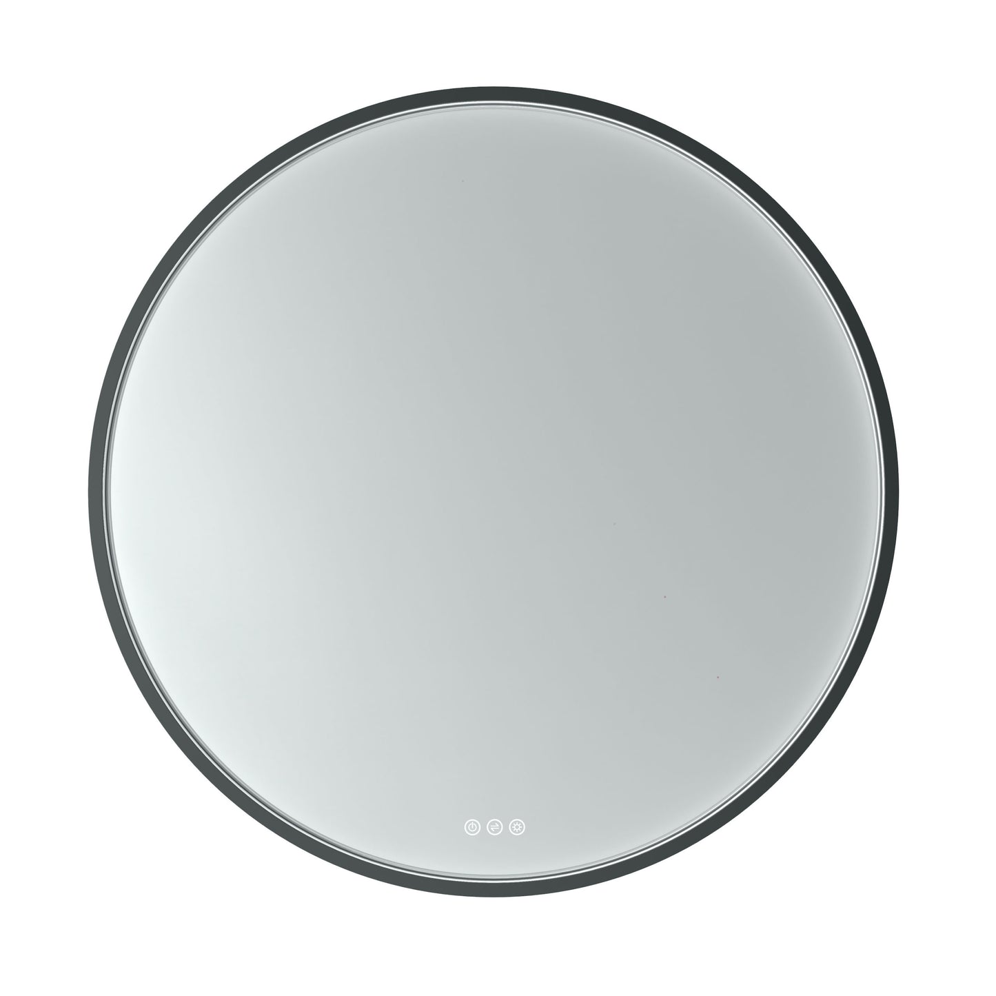 Radiant OLËK - Matt Black - 800mm LED Mirror