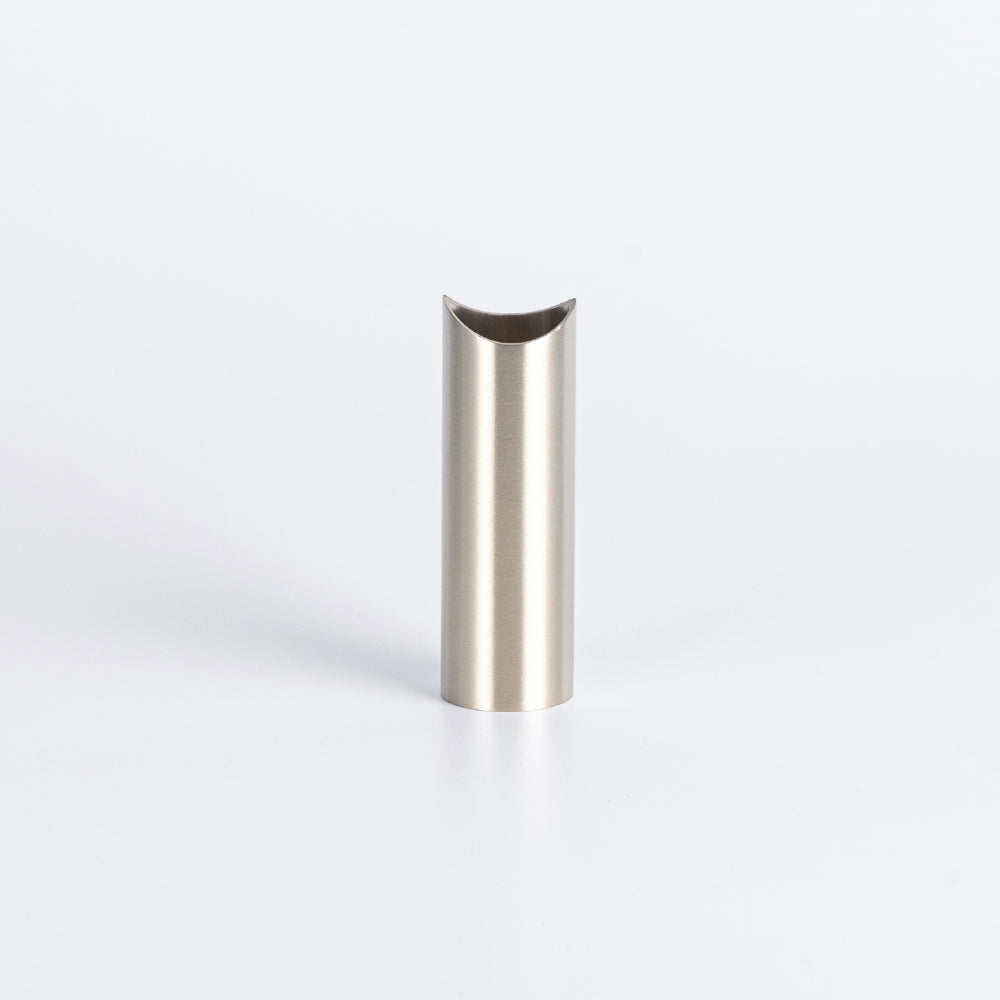 Radiant Brushed Nickel round tube leg 70mm