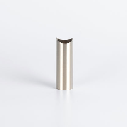 Radiant Brushed Nickel round tube leg 70mm