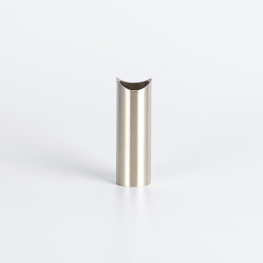 Radiant Brushed Nickel round tube leg 70mm