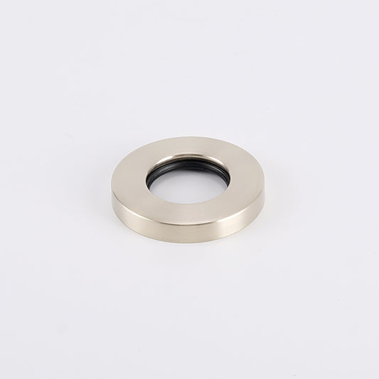 Radiant Brushed Nickel Vertical towel rail (round & flat) Cover Plate
