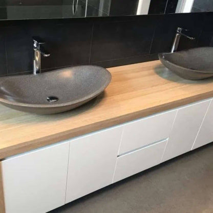 750mm Pietra Bianca - Boat Above Counter Basins