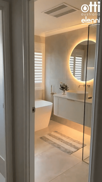Hampshire 1200mm Satin White Wall Hung Curve Cabinet Only