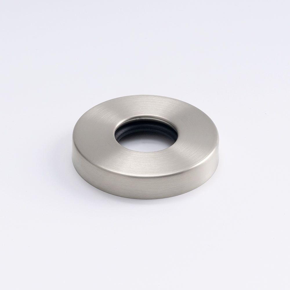 Radiant Brushed Satin Vertical towel rail (round & flat) Cover Plate