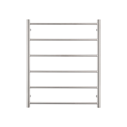 Radiant Brushed Satin 700 x 830mm Round NON-HEATED Towel Rail