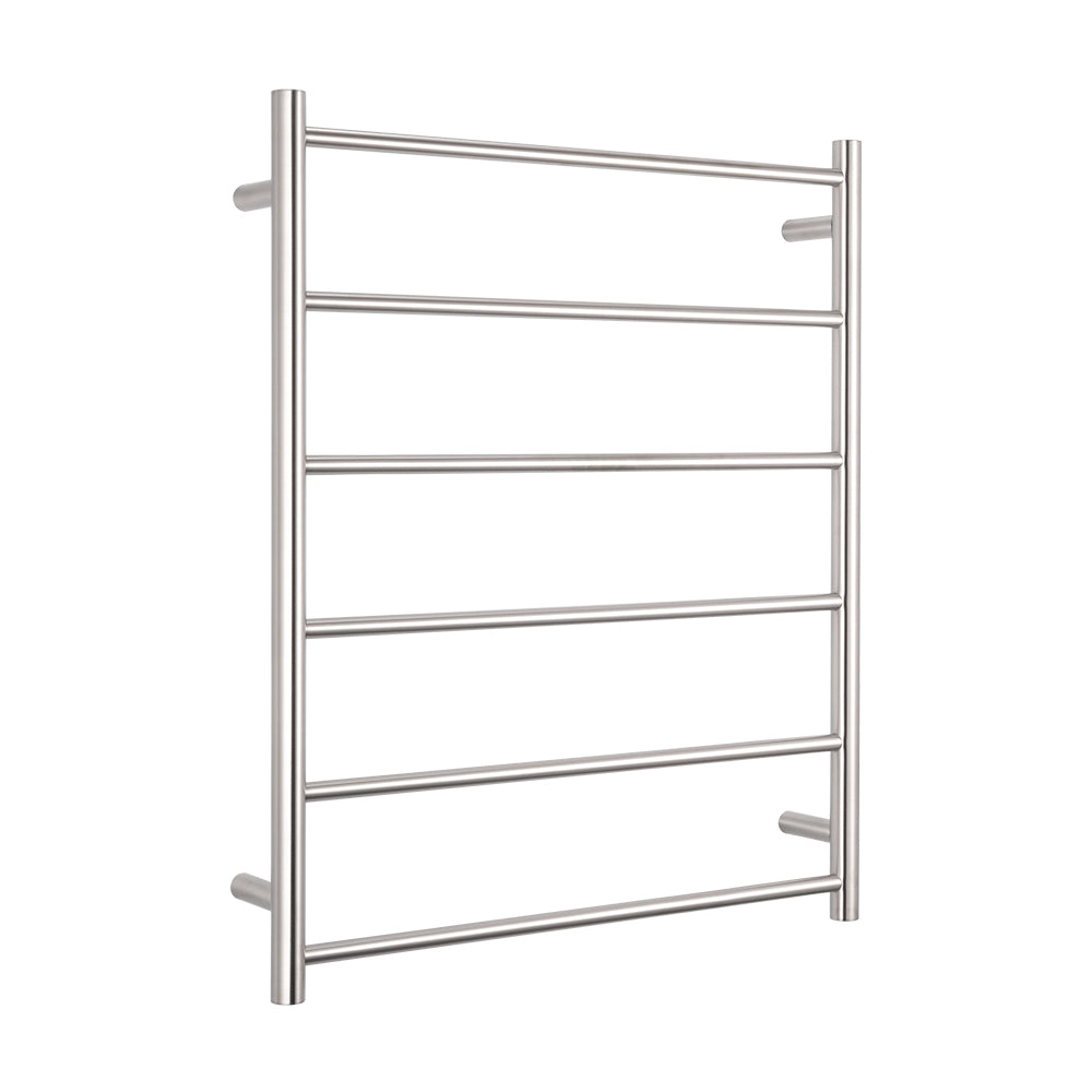 Radiant Brushed Satin 700 x 830mm Round NON-HEATED Towel Rail