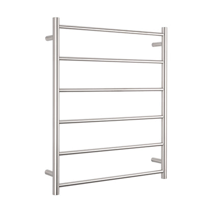 Radiant Brushed Satin 700 x 830mm Round NON-HEATED Towel Rail