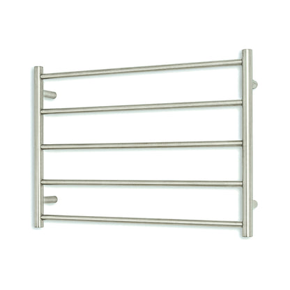 Radiant Brushed Satin 750 X 550mm Round NON-HEATED Towel Rail
