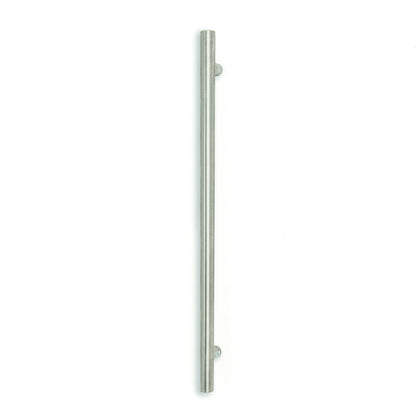 Radiant Brushed Satin Vertical 950mm Round NON-HEATED Single Bar Towel Rai
