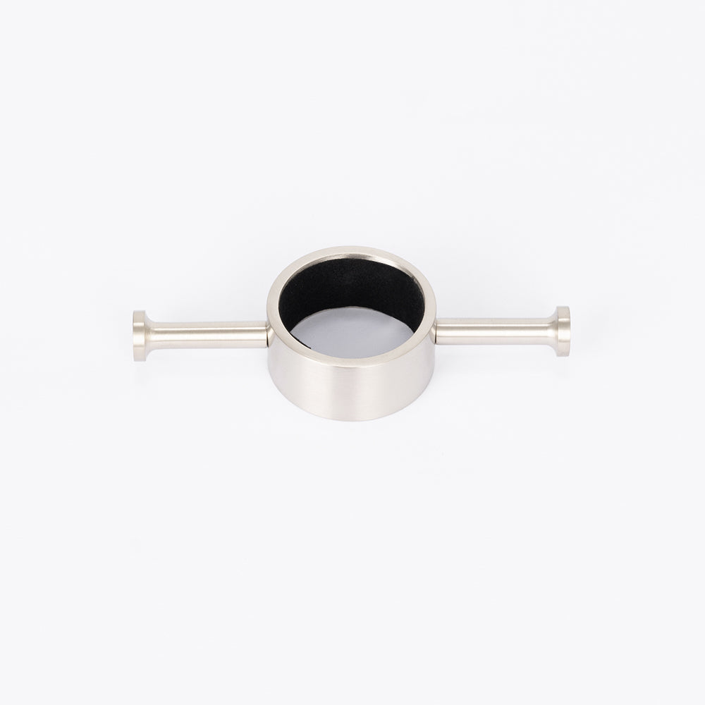 Radiant Vertical Single HEATED Towel Bar  40mm X 950mm - Brushed Satin