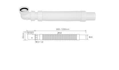 Flexi Hose - White (Small)